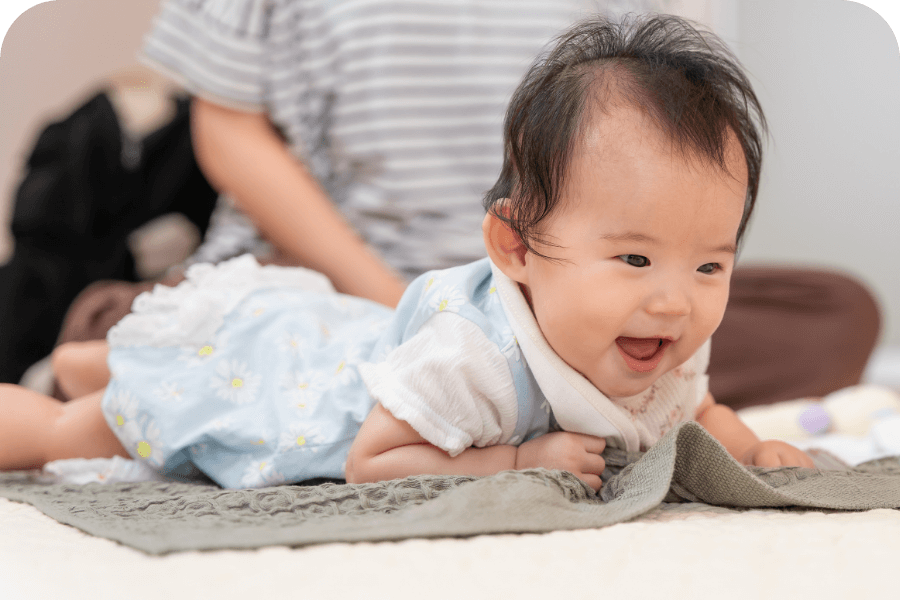 ベビーマッサージ・ヨガの赤ちゃんへの効果